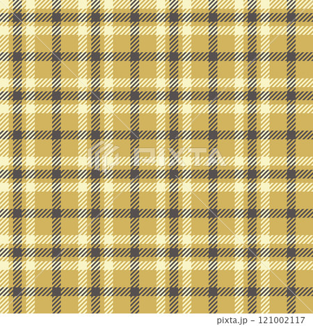 タータンチェック/ミューテッド/イエロー3 121002117