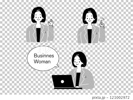 business woman wearing a suit business woman wearing a suit 121002972