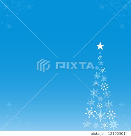 クリスマスツリーの背景テンプレート 正方形 クリスマスツリーの背景テンプレート 正方形 121003014