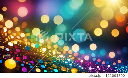 キラキラ / 輝き / 光 /美しい / 宝石 / ジュエリー / ゴージャス / グリッター /	 121003890