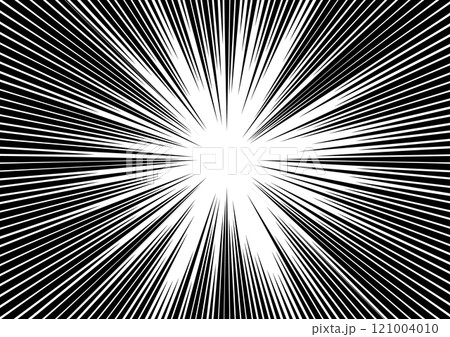 集中線　背景　黒　シンプル	 121004010