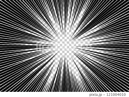 集中線　背景　黒　シンプル	 121004010