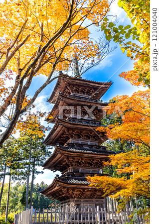 【新潟県_佐渡市_妙宣寺】新潟県内に現存する唯一の『五重塔』 秋編 11月 【新潟県_佐渡市_妙宣寺】新潟県内に現存する唯一の『五重塔』 秋編 11月 121004040