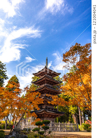 【新潟県_佐渡市_妙宣寺】新潟県内に現存する唯一の『五重塔』 秋編　11月 121004041