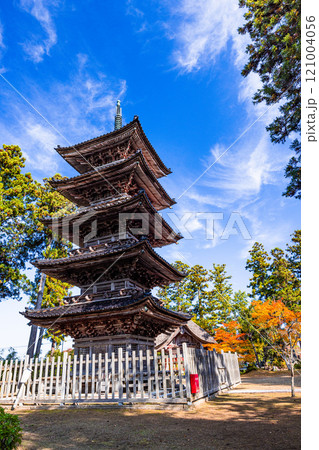 【新潟県_佐渡市_妙宣寺】新潟県内に現存する唯一の『五重塔』 秋編 11月 【新潟県_佐渡市_妙宣寺】新潟県内に現存する唯一の『五重塔』 秋編 11月 121004056