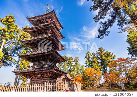 【新潟県_佐渡市_妙宣寺】新潟県内に現存する唯一の『五重塔』 秋編　11月 121004057
