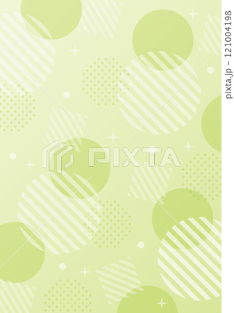 幾何学　黄緑　グラデーション　背景　縦長 121004198