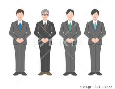 スーツ姿の男性 121004222