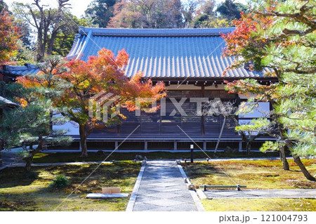 長寿寺の紅葉（神奈川県鎌倉市山ノ内） 121004793