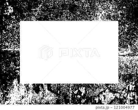 Black and white grunge. Distress overlay texture. Abstract surface dust and rough dirty wall background concept. Distress illustration simply place over object to create grunge effect. Vector EPS10. 121004977