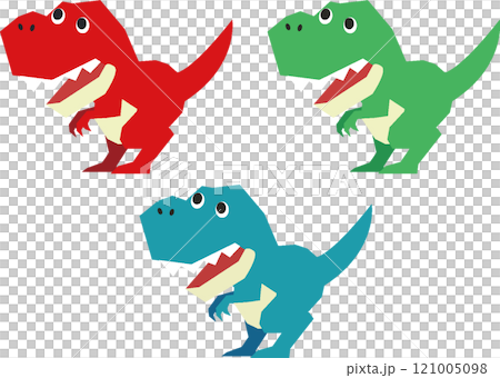 簡單的恐龍插畫 簡單的恐龍插畫 121005098