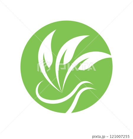 Nature leaf eco green logo icon 121007255