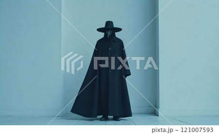 Plague doctor aesthetic with a minimalist style Plague doctor aesthetic with a minimalist style 121007593