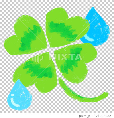 Crayon touch four leaf clover 121008082