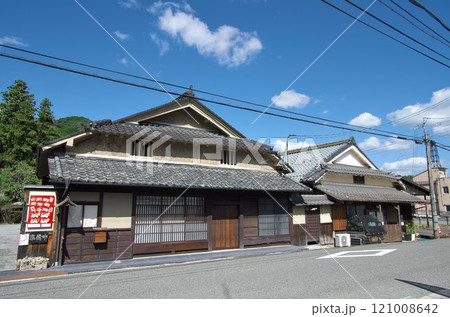 兵庫県丹波篠山市:福住の町並み 兵庫県丹波篠山市:福住の町並み 121008642