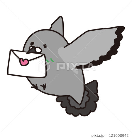 ラブレターを運ぶハト ラブレターを運ぶハト 121008942