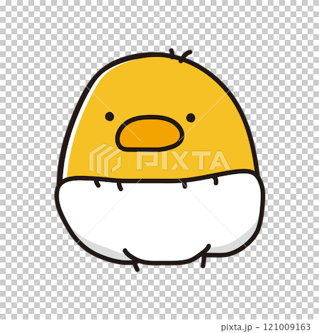 A round chick wearing a pants diaper 121009163