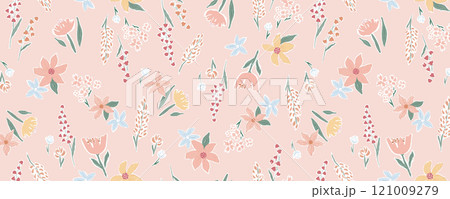 Unique Oil and Watercolor Creations of Floral Elements 121009279
