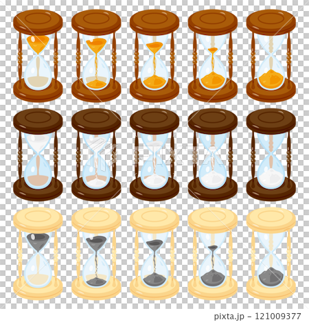Hourglass time lapse set 121009377