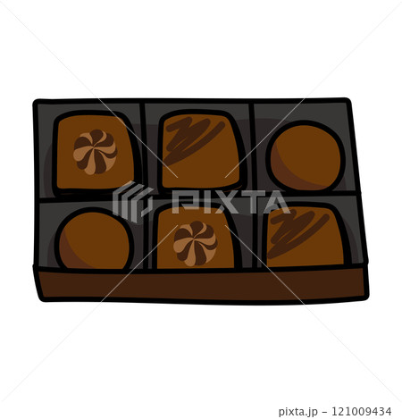 6粒入りの高級チョコレート 6粒入りの高級チョコレート 121009434