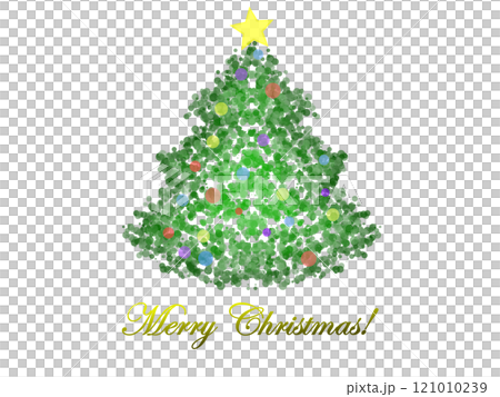 A simple Christmas tree made of particles (with text) A simple Christmas tree made of particles (with text) 121010239