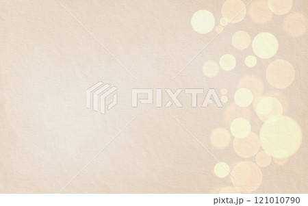 Vintage kraft paper with old texture with bokeh effect on one side with an empty space for writing invitations,greetings,congratulations. The watercolor background is hand drawn 121010790