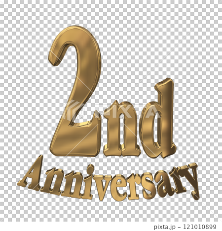 3DCG 人物「2nd Anniversary/2nd Anniversary 標記閃光」黃金、黃金 121010899