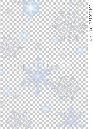 Seamless background material with falling snowflakes Transparent background Seamless background material with falling snowflakes Transparent background 121011160