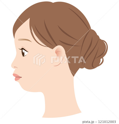 口ゴボのEライン　横顔 121012003