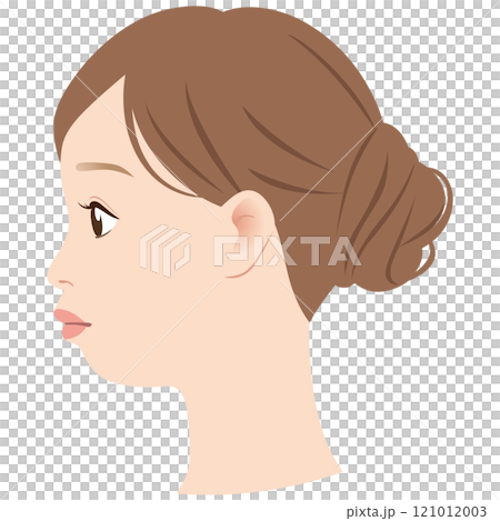 口ゴボのEライン　横顔 121012003