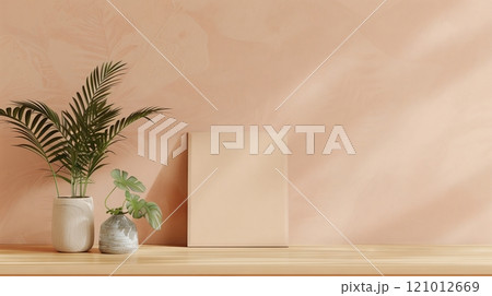 Smoothly sanded MDF board with refined edges, set against a minimalist backdrop, highlighting its design. 121012669