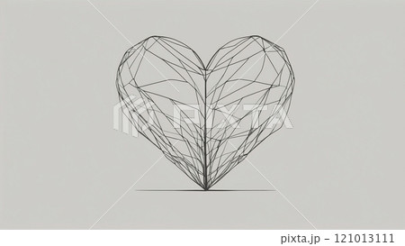 Heart logo design. minimalist style 121013111