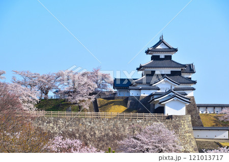 桜景 白河小峰城 桜景 白河小峰城 121013717