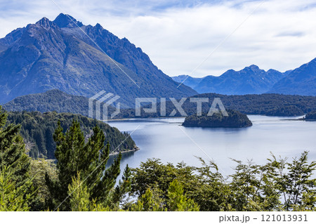 Mountain Lakes on sunny summer day Mountain Lakes on sunny summer day 121013931
