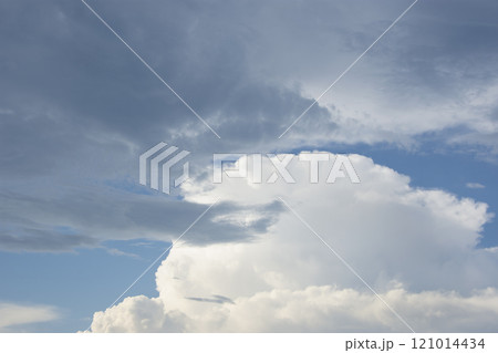 Thunderstorm clouds gathering on sky Thunderstorm clouds gathering on sky 121014434