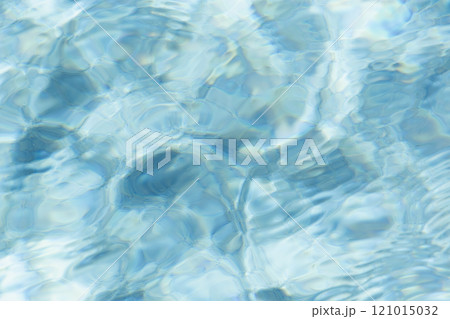 Close-up of clear water rippled surface 121015032
