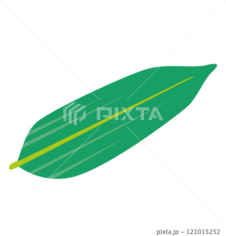 アイソメトリック_竹の葉のシンプルなイラスト アイソメトリック_竹の葉のシンプルなイラスト 121015252