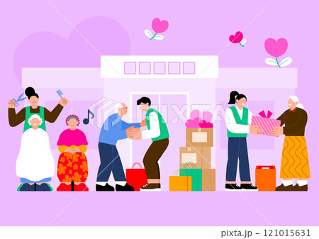 People who provide services to the elderly in nursing homes People who provide services to the elderly in nursing homes 121015631