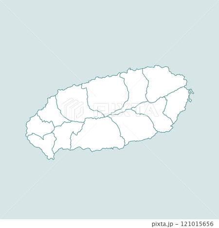 Korea Jeju Special Self-Governing Province map illustration 121015656