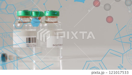 Image of scientific data processing over vaccination 121017533