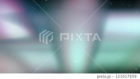 Image of glowing light trails moving over dark background 121017859