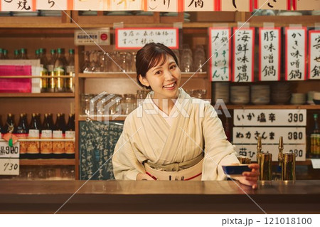 着物を着た居酒屋の美人女将 撮影協力・大佐渡たむら 着物を着た居酒屋の美人女将 撮影協力・大佐渡たむら 121018100