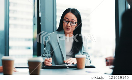 Office, employees and businesswoman with writing for report, policy review and feedback for law firm. Japan, teamwork and lawyers with advocate for court case signature, documents or justice progress Office, employees and businesswoman with writing for report, policy review and feedback for law firm. Japan, teamwork and lawyers with advocate for court case signature, documents or justice progress 121019140