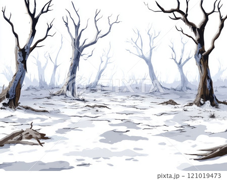 Post-apocalyptic scene 121019473