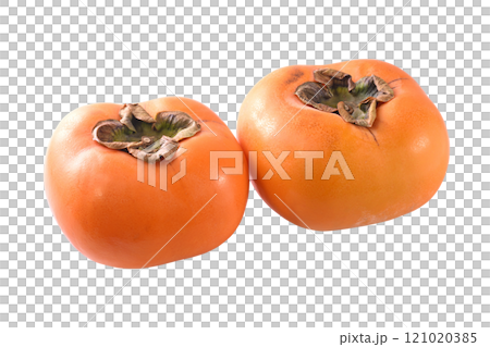 2 Okesa persimmons, cut out 2 Okesa persimmons, cut out 121020385