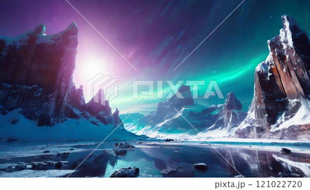 幻想的な異世界の風景 121022720