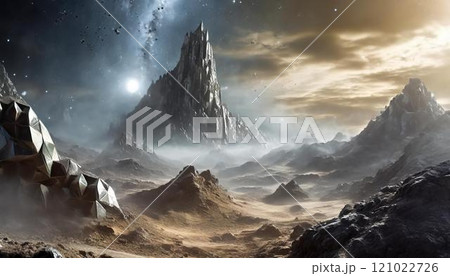 幻想的な異世界の風景 121022726