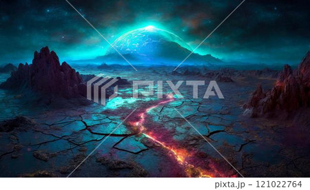 幻想的な異世界の風景 121022764