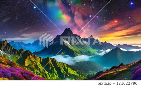 幻想的な異世界の風景 121022790