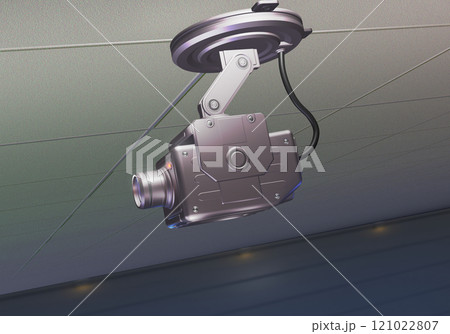 防犯イメージ (防犯カメラ/監視カメラ)3DCG 防犯イメージ (防犯カメラ/監視カメラ)3DCG 121022807